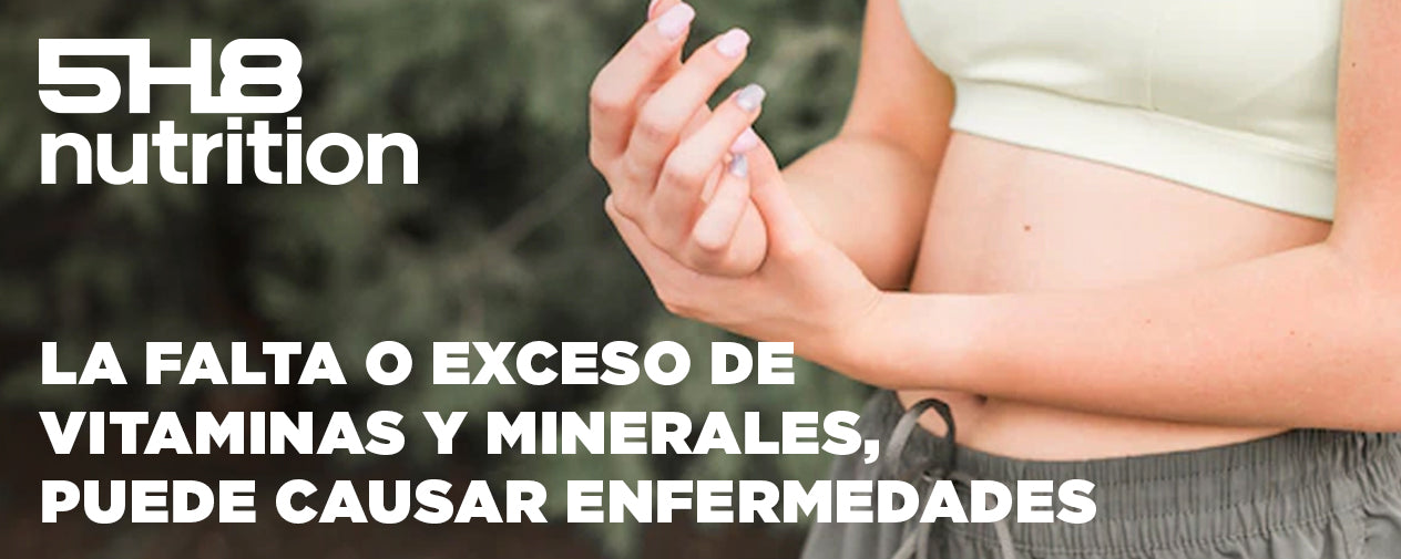 Problemas derivados por la deficiencia de vitaminas y minerales en nuestro cuerpo