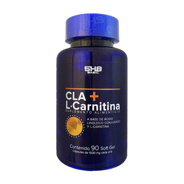 l carnitina mas cla Suplemento alimenticio CLA + Carnitina 90 Cápsulas Comfort Well main image 0